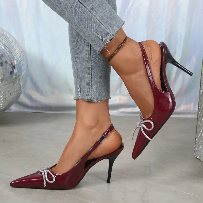 Elegant Bow Heels