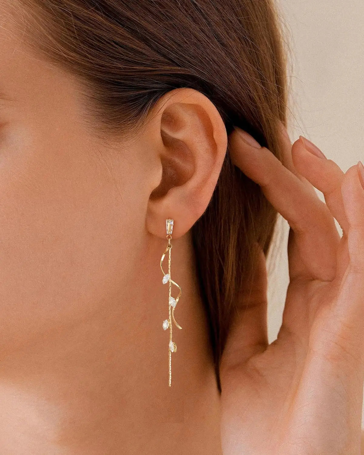 Golden Rain Earrings