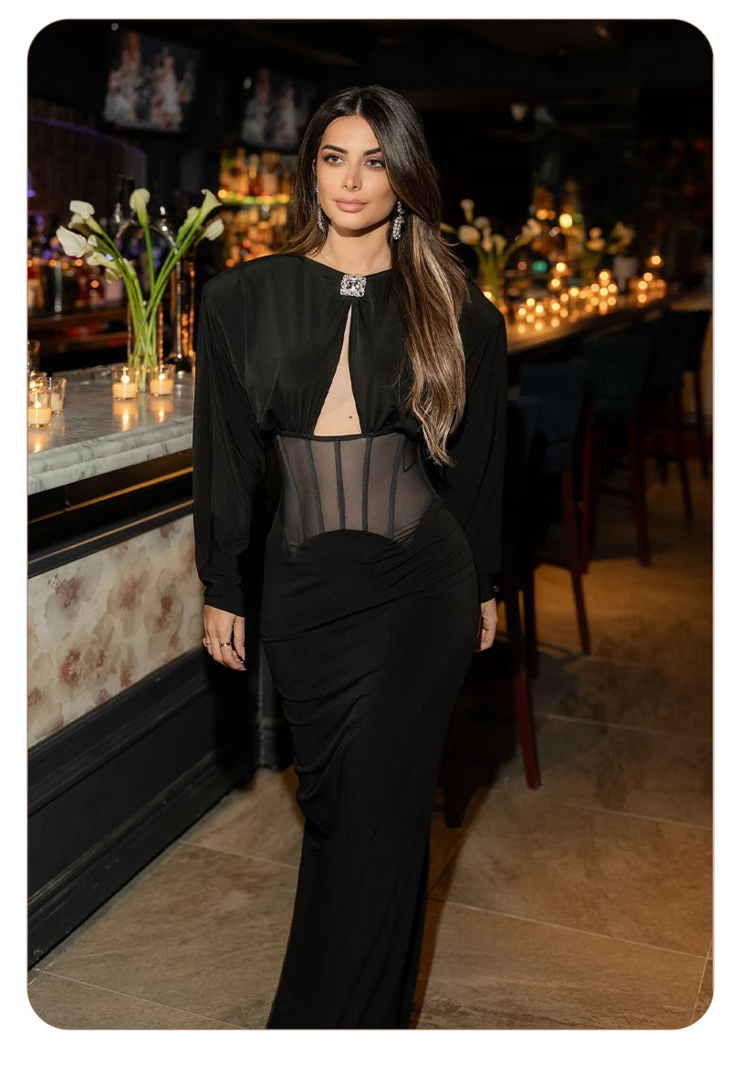 Vestido Diamante Noir