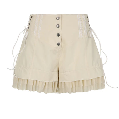 Shorts de Volantes en Capas