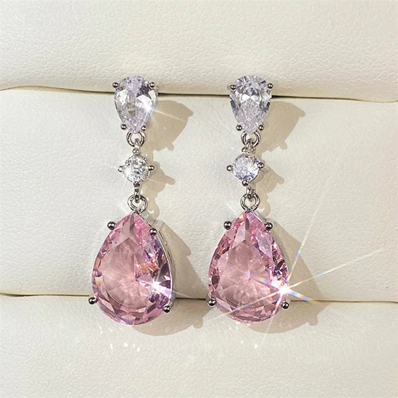 Pink Aura Earrings