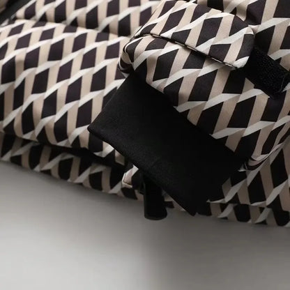 Chaqueta Geométrica Warm