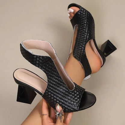 Bella Geometric Sandals