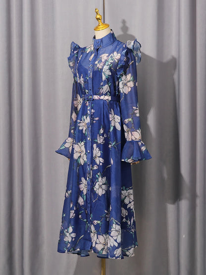 Vestido Magnolia Azul