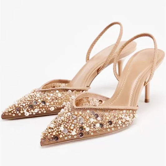 Tacones Perlas de Gala
