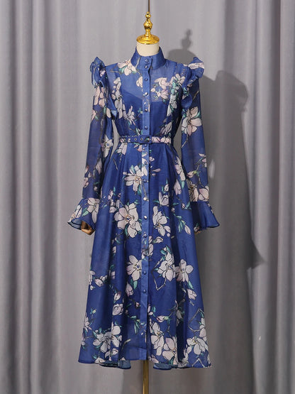 Vestido Magnolia Azul