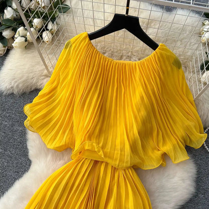Pleated Beauty Dress