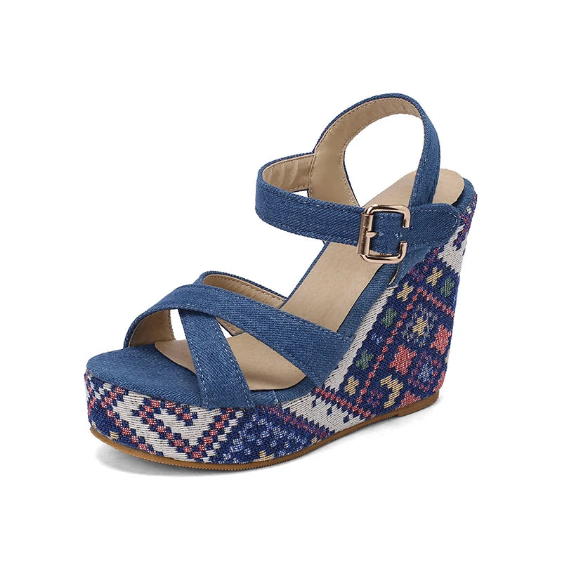 Sandalias Estilo Mezclilla
