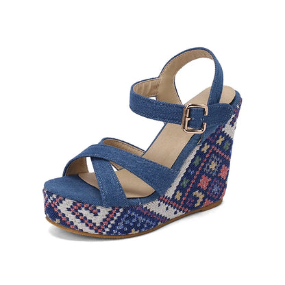 Sandalias Estilo Mezclilla