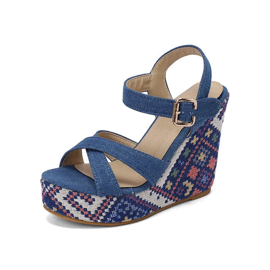 Sandalias Estilo Mezclilla