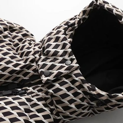 Chaqueta Geométrica Warm