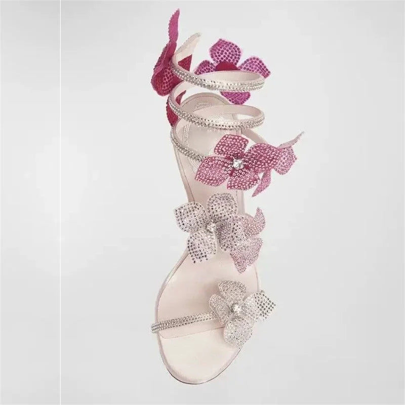 Sandalias Glamour Floral