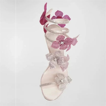 Sandalias Glamour Floral