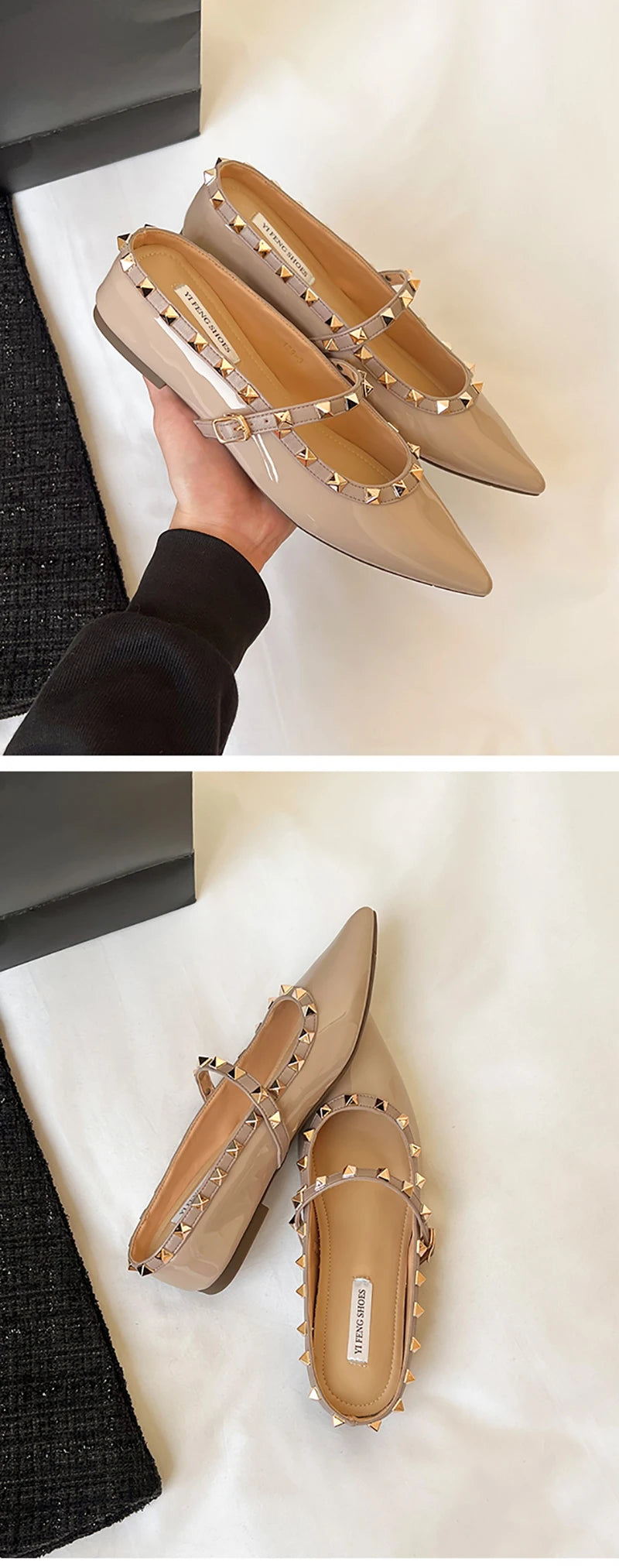Zapatos Metálico