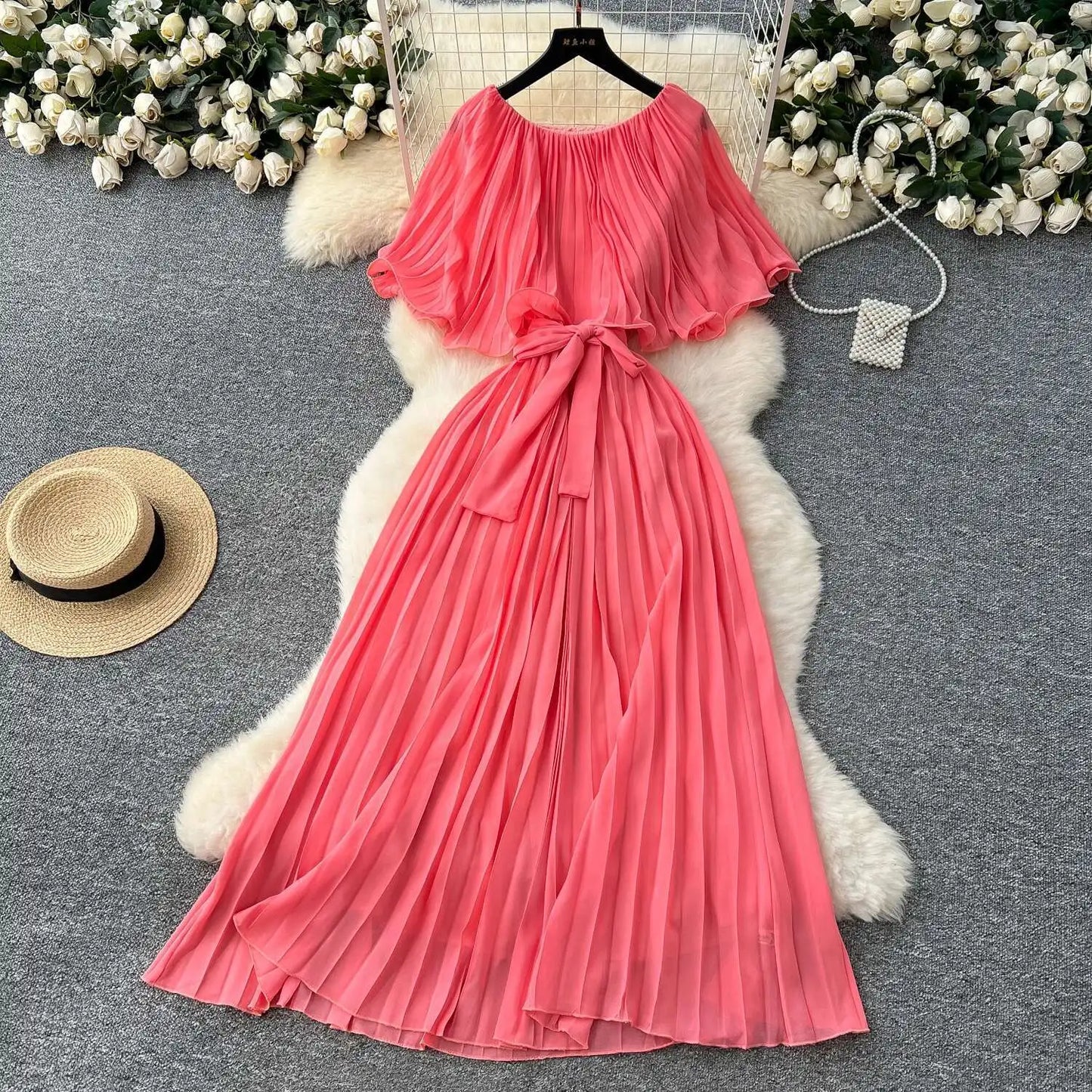 Pleated Beauty Dress