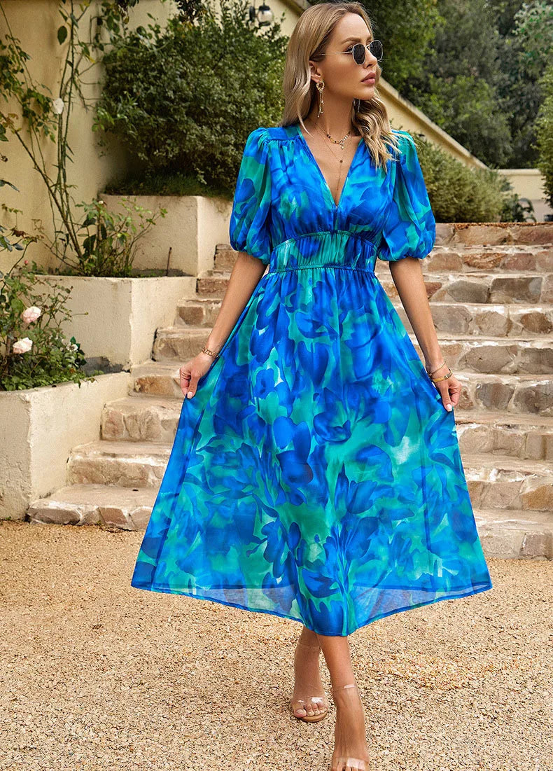 Aura Chiffon Dress