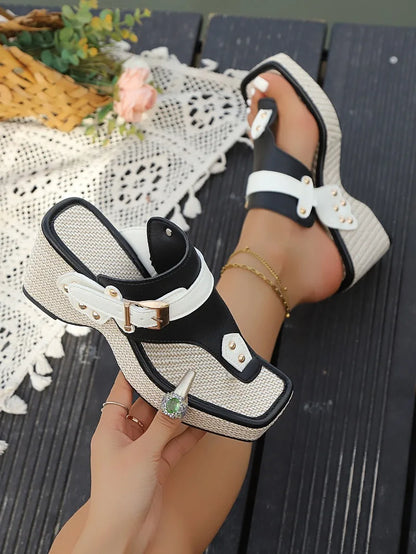 Sandalias Cuña Elegancia