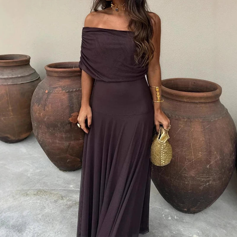 Vestido Encanto Café
