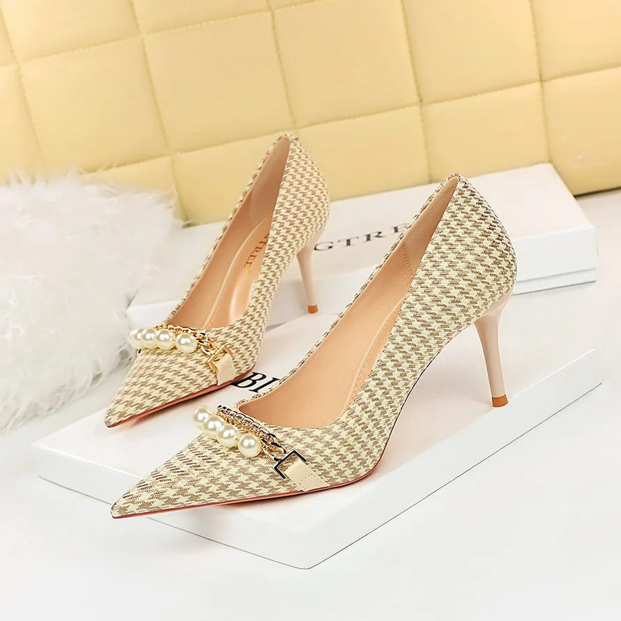 Tacones Perla Chic