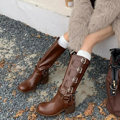 Botas Buckle Fashion