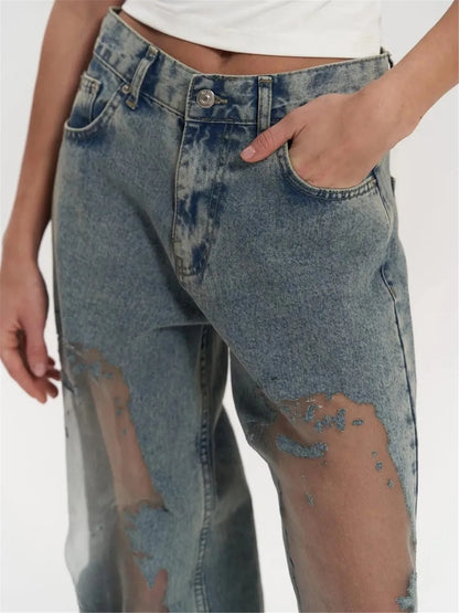 Pantalón Retro Denim