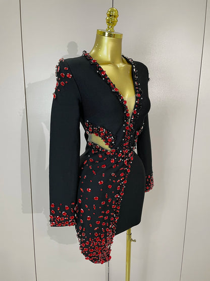 Vestido Rubí Nocturno