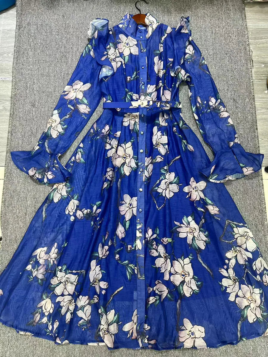 Vestido Magnolia Azul