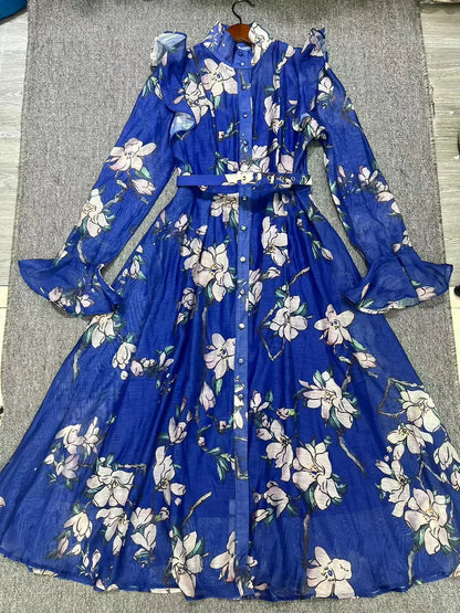 Vestido Magnolia Azul
