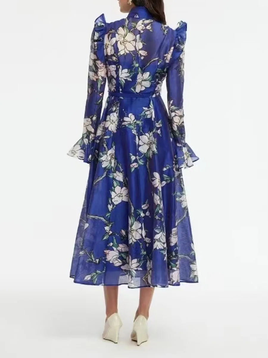 Vestido Magnolia Azul