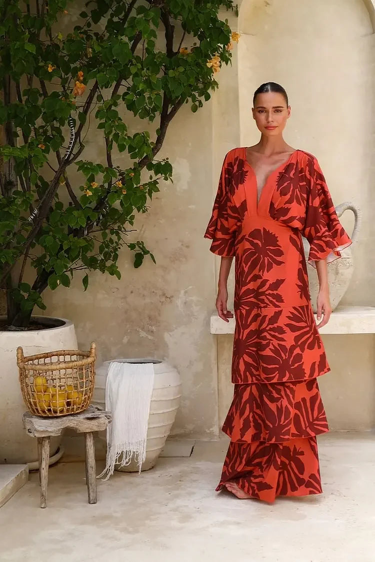 Vestido Flor de Fuego