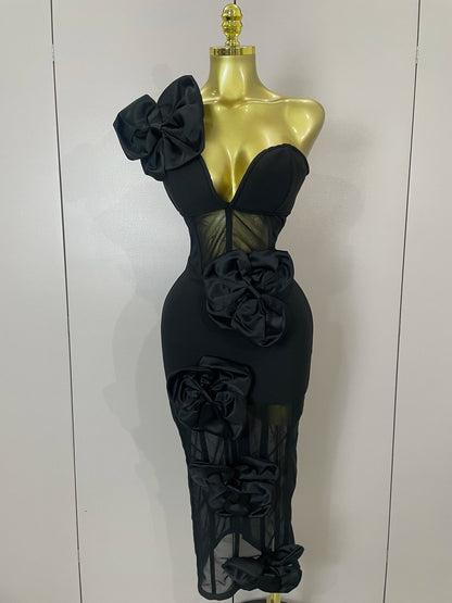 Vestido Rosa Nocturna