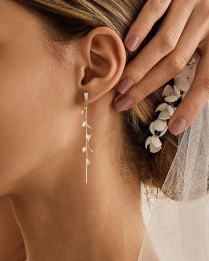 Golden Rain Earrings