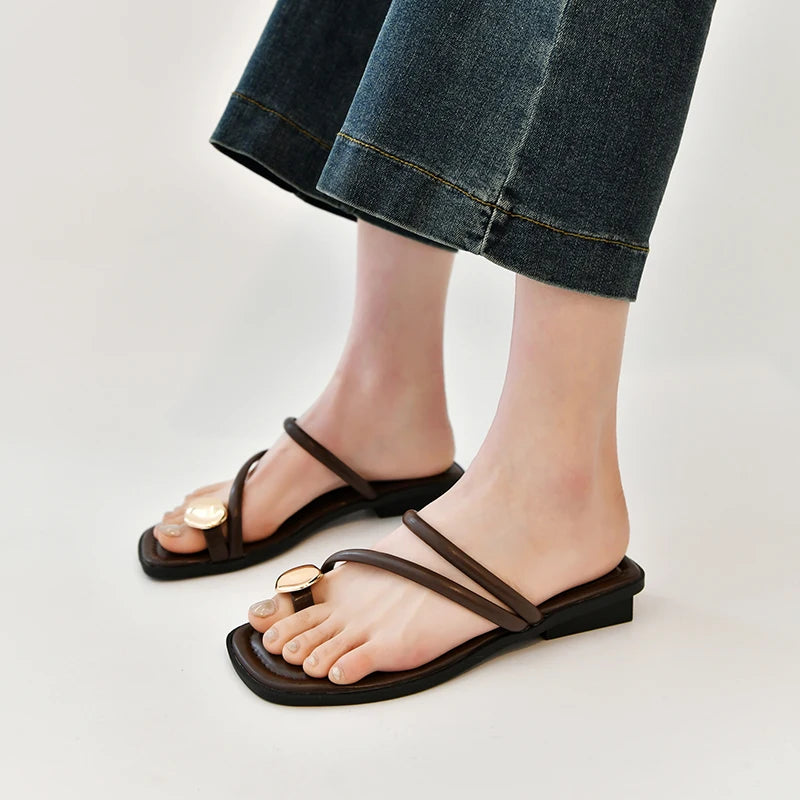 Sandalias Lujo Minimal