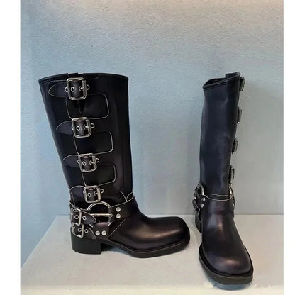 Botas Buckle Fashion