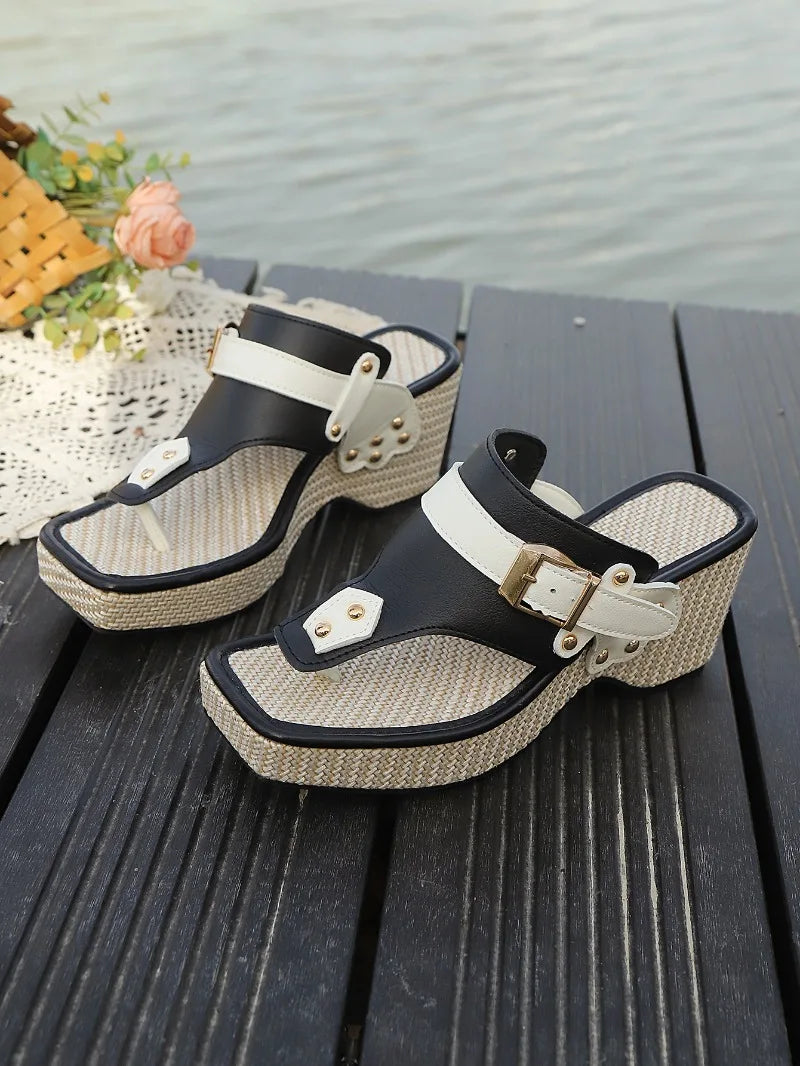 Sandalias Cuña Elegancia
