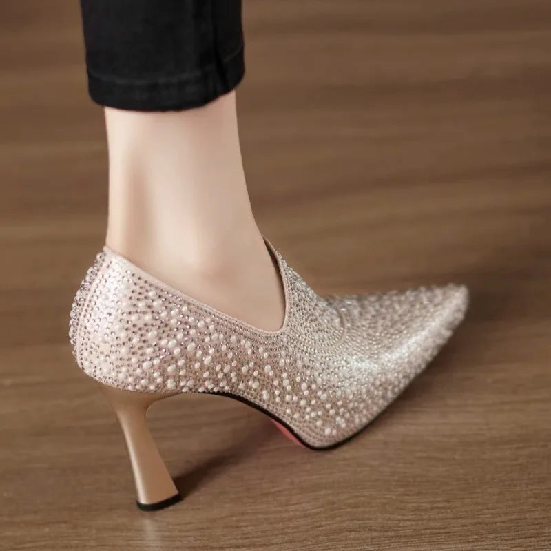 Real Pearl Stiletto