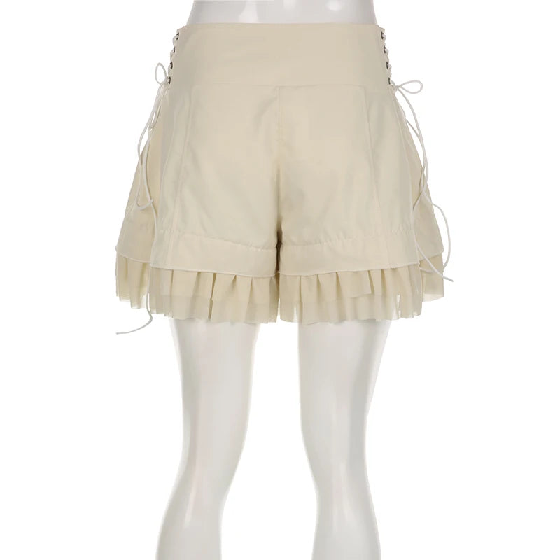 Shorts de Volantes en Capas