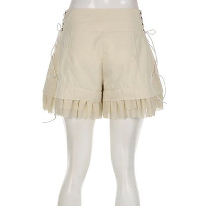 Shorts de Volantes en Capas