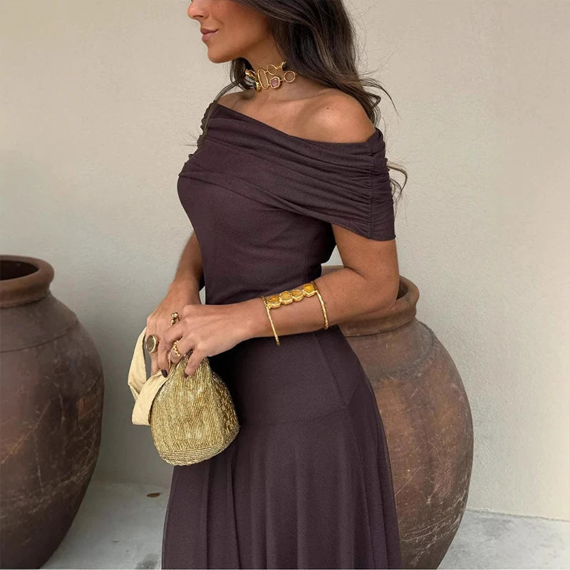 Vestido Encanto Café