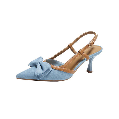 Sandalias Denim Elegante