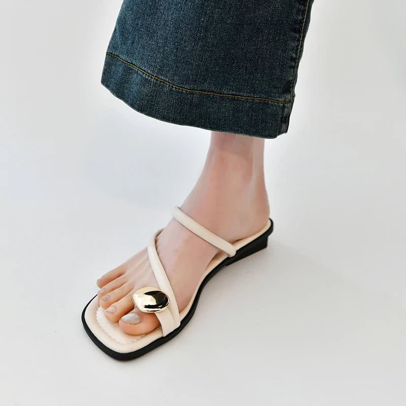 Sandalias Lujo Minimal