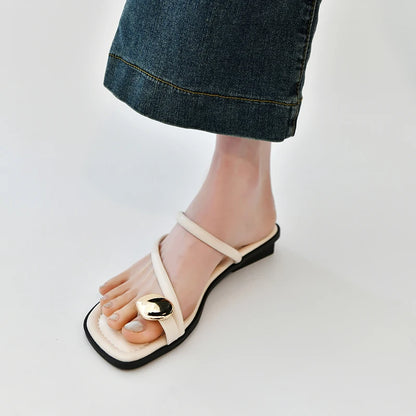Sandalias Lujo Minimal