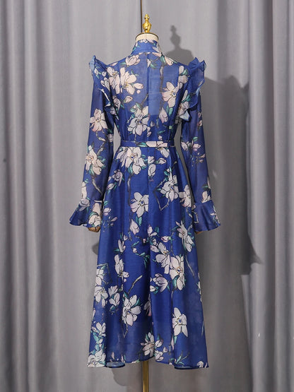 Vestido Magnolia Azul