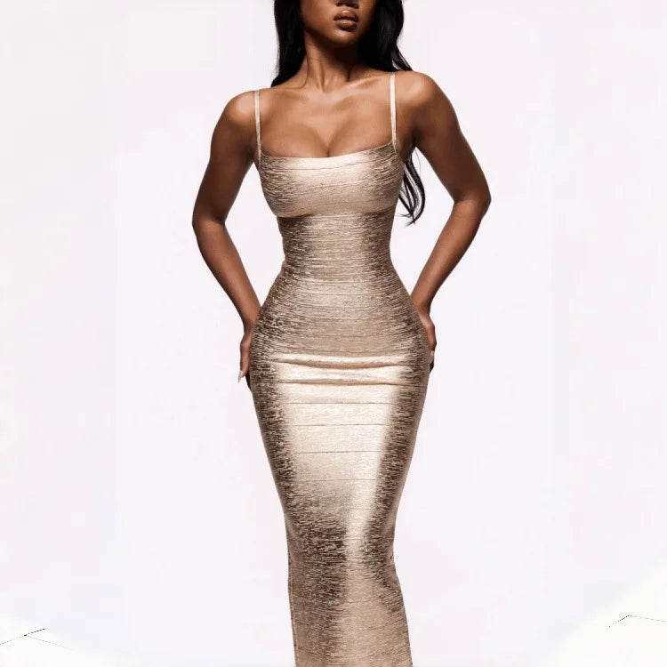 Golden Muse Dress