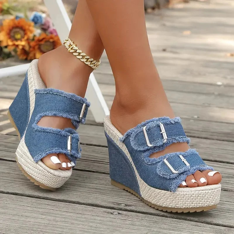 Sandalias Doble Hebilla