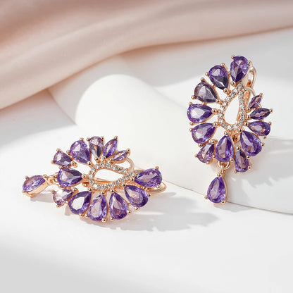Aretes Rosa Imperial
