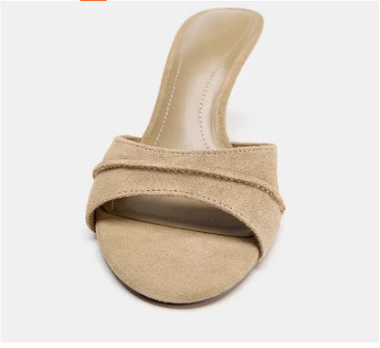 Sandalias Caqui Elegance