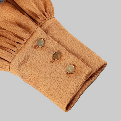 Vestido Aurora Dorada