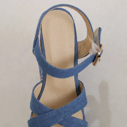 Sandalias Estilo Mezclilla