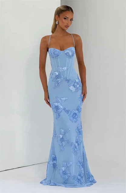 Vestido Elegancia Celeste